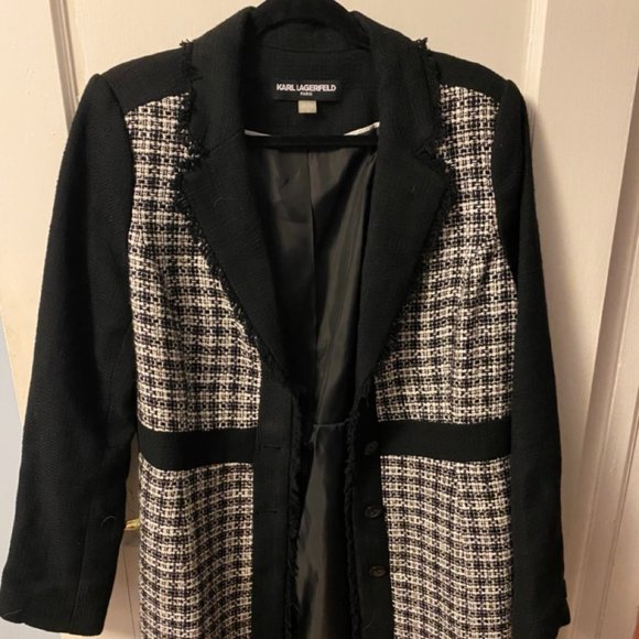 NWOT Karl Lagerfeld trench coat - Picture 1 of 5